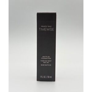 Mary Kay TimeWise Matte 3D Foundation Ivory N 160 NIB 1oz/30ml